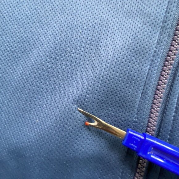 Charlotte Bobcats Jacket Men's S Blue NBA Exclusive Collection Zip Front Patches - Picture 16 of 16